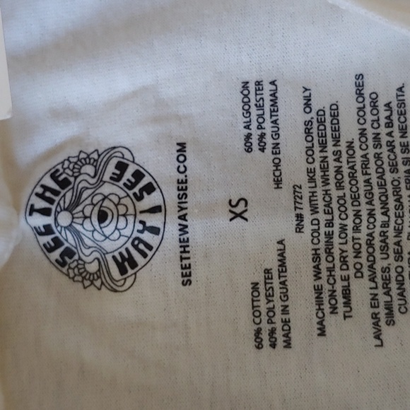 NWT See the Way I See Overthinker Graphic Women's Tank Top Size XS - Picture 5 of 6